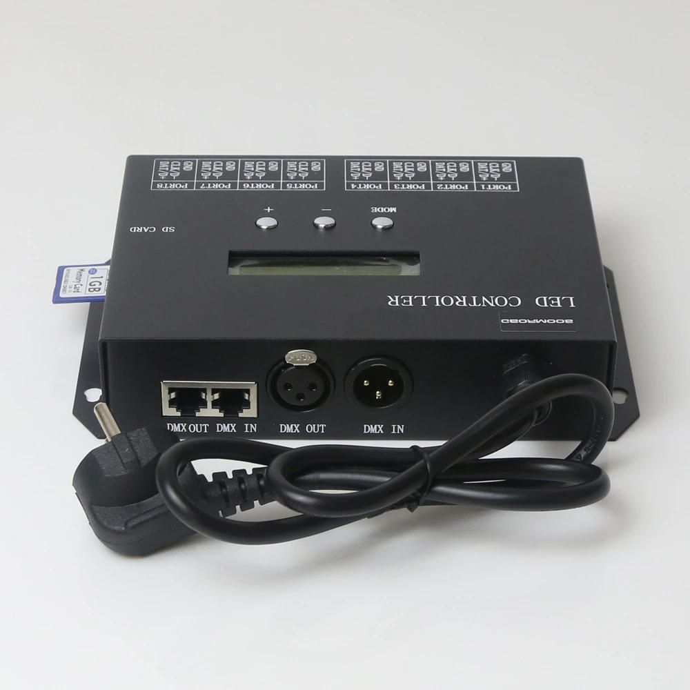 Контроллер HX-803SA DMX (8192 pix, 220V, SD-карта)(Lightwerk)